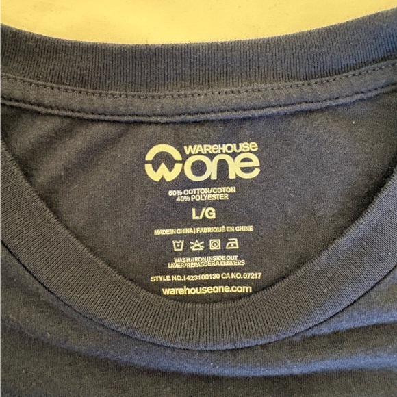 Warehouse One NYC Skyline Graphic Tee Size Large - Picture 4 of 5